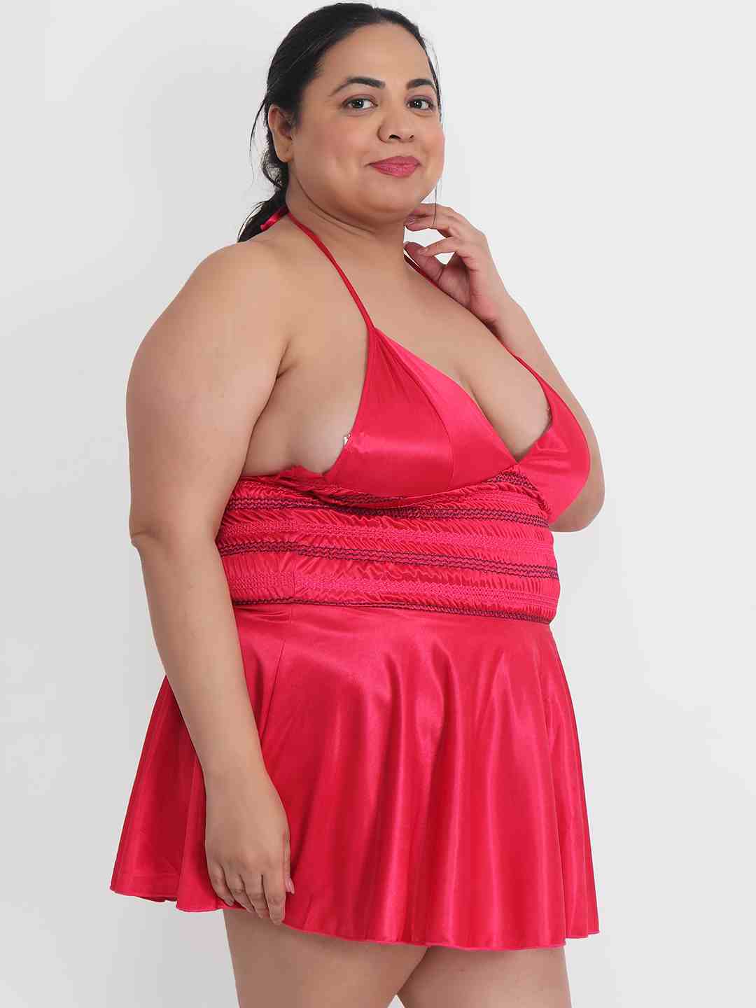 Plus Size Babydoll Bikini Dress For Honeymoon Bb40gb at Rs 999.00