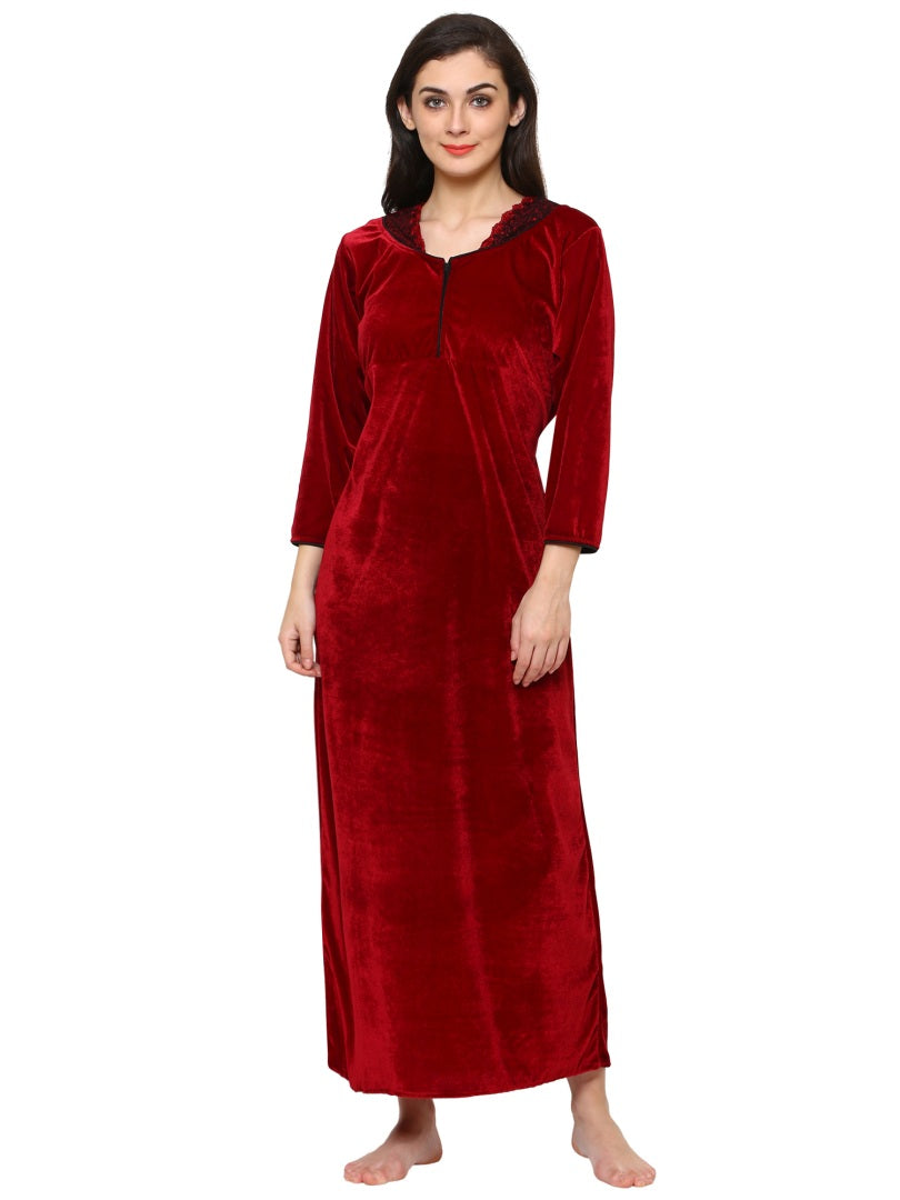 Klamotten Women's Velvet Nightdress 240M