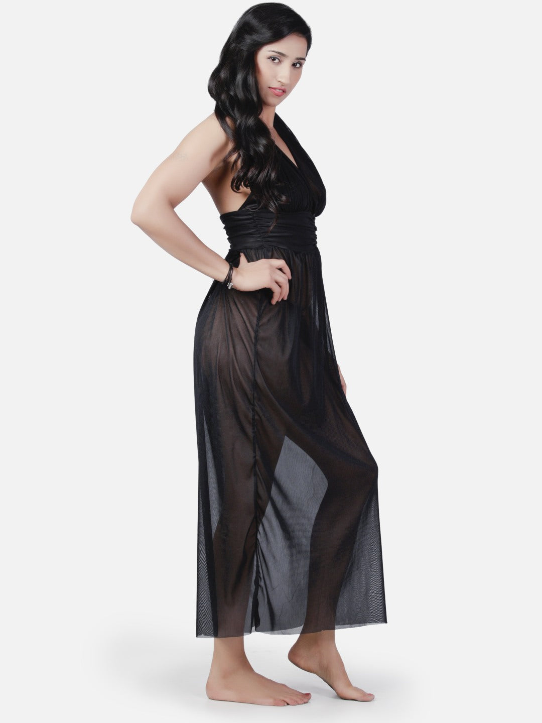 night dress for honeymoon in black