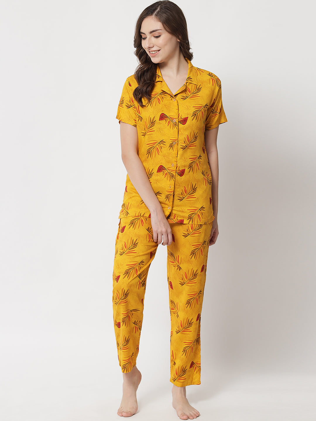 Button discount up nightwear