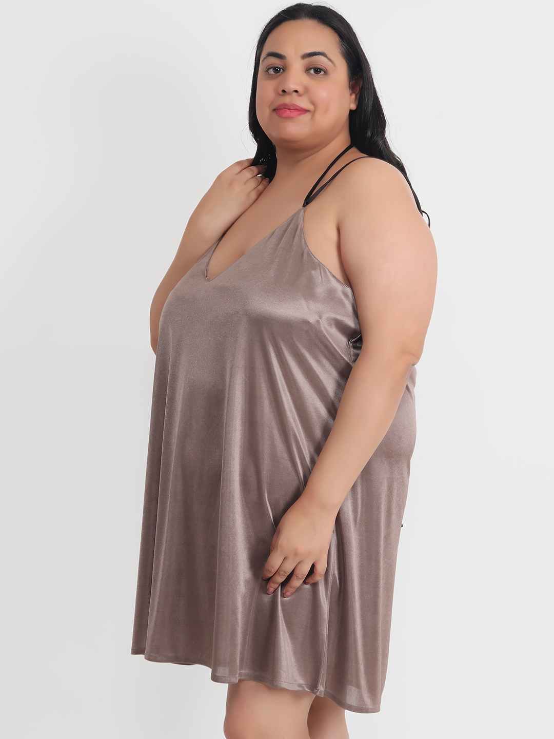 Plus Size Dress With Shrug For Women's and Girl's