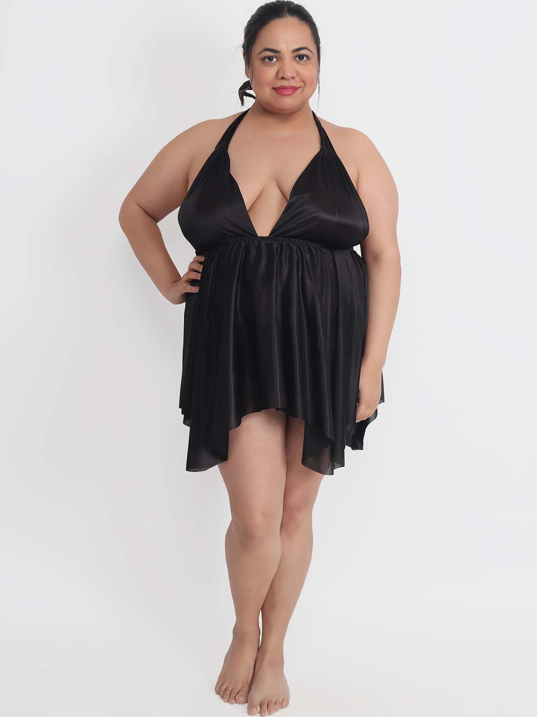 Sexy black hotsell dress plus